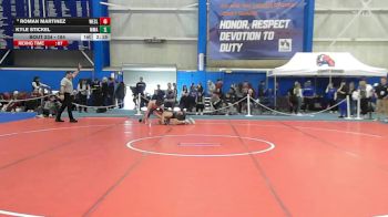 184 lbs Cons. Round 4 - Roman Martinez, Wesleyan (ct) vs Kyle Stickel, Maine Maritime