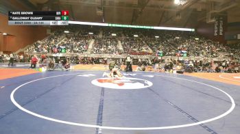 2A-144 lbs 3rd Place Match - Galloway Oleary, Saratoga vs Nate Brown, Big Piney