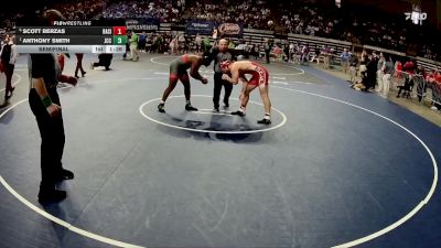 D 3 190 lbs Semifinal - Anthony Smith, John Curtis Christian vs Scott Berzas, Basile