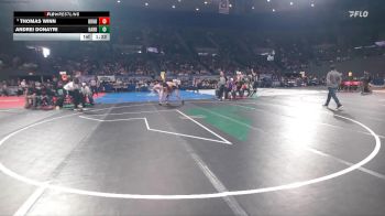 3A Boys 126 lbs Semifinal - Thomas Winn, Burns Boys vs Andrei Donayri, Harrisburg Boys
