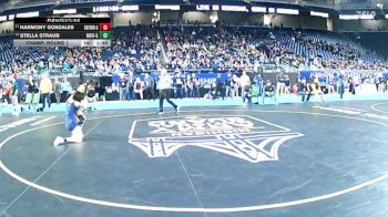 Girls-120 lbs Champ. Round 1 - Harmony Gonzales, Oxford (Girls) vs Stella Straub, Novi (Girls)