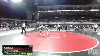 137 lbs Semifinal - Alex Maday, Whitney vs Alana Ontiveros, Pitman