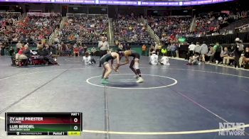 3A 132 lbs Cons. Round 1 - Luis Berdiel, Northern Nash vs Zy`Aire Priester, Williams