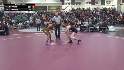 155 lbs Quarterfinal - Skylar Slade, Southeast Polk vs Carly Knapp, Western Dubuque