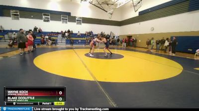 172 lbs Round 4 - Wayne Koch, Spokane Wrestling vs Blake Doolittle, Spokane Wrestling