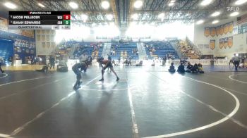 138 Blue Quarterfinal - Jacob Pellecer, Wellington Community Hs vs Isaiah Edwards, Camden