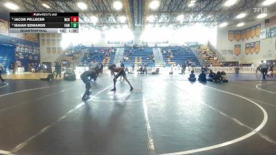 138 Blue Quarterfinal - Jacob Pellecer, Wellington Community Hs vs Isaiah Edwards, Camden