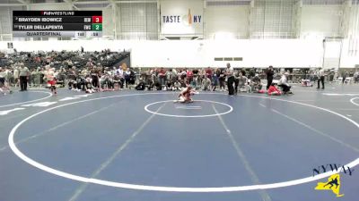 81 lbs Quarterfinal - Tyler DellaPenta, Eden Wrestling Club vs Brayden Ibowicz, Revolution Elite Wrestling