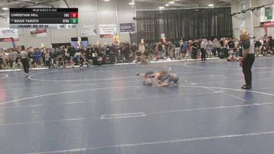 113 lbs Champ. Rd Of 64 - Christian Hill, Elevate Wrestling Club vs Noah Yakich, Black Fox Wrestling Academy