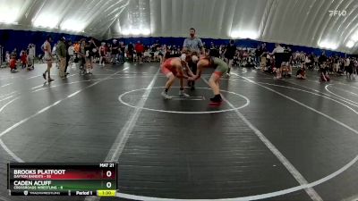 120 lbs Round 5 (8 Team) - Brooks Platfoot, Dayton Bandits vs Caden Acuff, Crossroads Wrestling