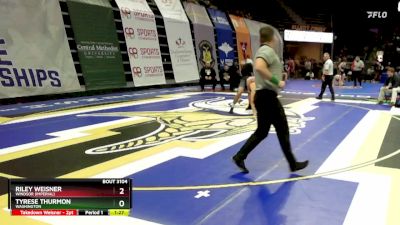 215 Class 3 lbs Champ. Round 1 - Riley Weisner, Windsor (Imperial) vs Tyrese Thurmon, Washington