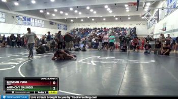 152 lbs Cons. Round 3 - Anthony Galindo, Huntington Beach vs Cristian Pena, Cchs