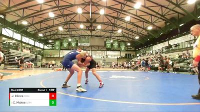 172-182 lbs Semifinal - Colton Mckee, Morton vs Jeremiah Clines, Thoroughbred Wrestling Academy