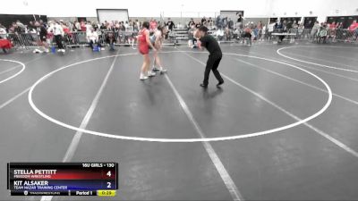 130 lbs Cons. Semi - Stella Pettitt, Freedom Wrestling vs Kit Alsaker, Team Nazar Training Center