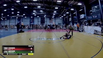 88 lbs Rd# 3 12:00pm Friday - Trey Fowkes, SELECT, Utah vs Colt Brewer, VA Team Predator