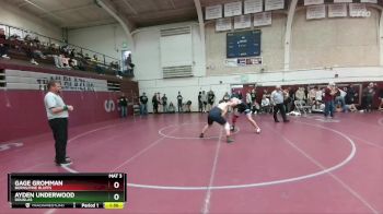 215 lbs Semifinal - Ayden Underwood, Douglas vs Gage Gromman, Burns/Pine Bluffs