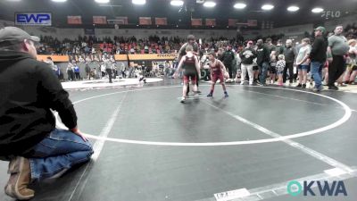 66 lbs Round Of 16 - Noah Noteboom, Tuttle Wrestling vs Will Huddleston, Mustang Bronco Wrestling Club