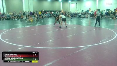 215 lbs Round 2 (10 Team) - Derek Washington, Verot Vikings vs Xavier Wood, Team Montana Conrad