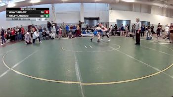 98-104 lbs Quarterfinal - Luna Thurlow, Poquoson Athletic Association vs Kinley Landrum, Ground Up USA