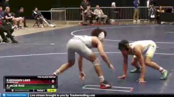 133 lbs 7th Place Match - 5 Jacob Ruiz, Life vs 8 Keshawn Laws, Cumberland