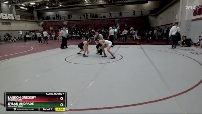 138 lbs Cons. Round 4 - Landon Gregory, Poston Butte vs Dylan Andrade, Yuma Catholic