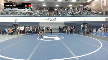 63 lbs Cons. Semi - Luke Wolfley, Snake River Wrestling Club vs Holden Estrada, Fighting Squirrels Wrestling Club