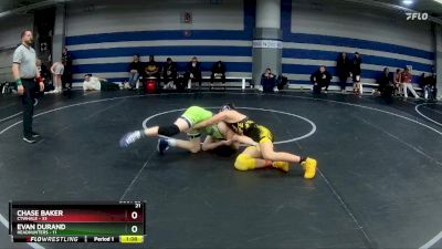 115 lbs Round 7 (8 Team) - Chase Baker, CTWHALE vs Evan Durand, Headhunters