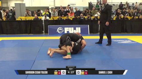 Samuel L Cash vs Davidson Cesar Toledo 2025 World IBJJF Jiu-Jitsu No-Gi Championship