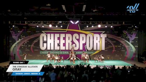 The Stingray Allstars - Gray [2025 L2 Junior - Medium - B Day 1] 2025 CHEERSPORT National All Star Cheerleading Championship