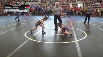 50 lbs Cons. Round 2 - Braxsley Stetler, Lady Magics vs Iris Thoroughman, Greenfield McClain