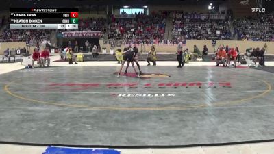 106 lbs Champ. Round 1 - Derek Tran, Desales vs Keaton Dicken, Conner