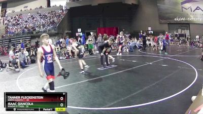 120 lbs Round 1 (4 Team) - Isaac Giancola, Kansas Python vs Tanner Fleckenstein, North Dakota 1