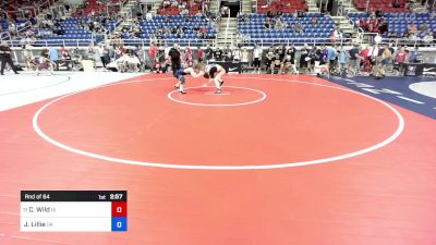 138 lbs Rnd Of 64 - Cadyn Wild, IA vs Jace Lillie, OK