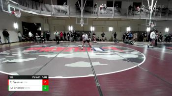 195 lbs Quarterfinal - Jaxson Gribskov, Hermiston vs Terrill Freeman, Othello