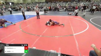 78 lbs Consi Of 4 - Colt Cordova, Westside Wrestling Inc vs Benjamin Vette, Yuba Sutter Combat