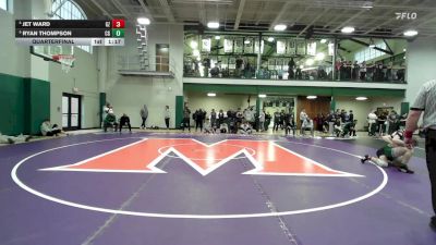 165 lbs Quarterfinal - Ryan Thompson, Cardinal Gibbons vs Jet Ward, Gonzaga