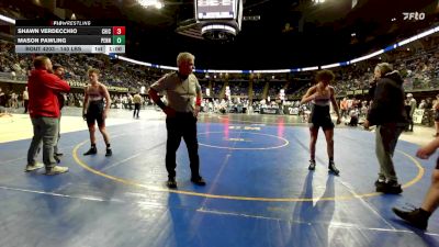 140 lbs Consy 5 - Shawn Verdecchio, Chichester vs Mason Pawling, Pennridge