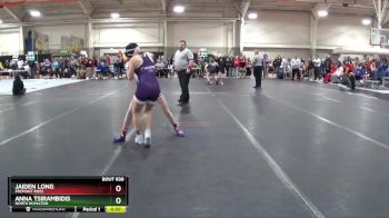 115 lbs Cons. Round 5 - Anna Tsirambidis, North Royalton vs Jaiden Long, Fremont Ross