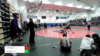 145 lbs Consi Of 8 #1 - Andrew Sabo, Brooklyn Technical-PSAL vs Albert Peralta, Bathgate Campus-PSAL