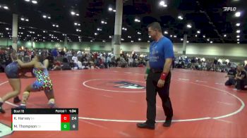 125 lbs Cross Bracket (8 Team) - Keylee Harvey, Stormettes vs Madeline Thompson, FC Boom Squad