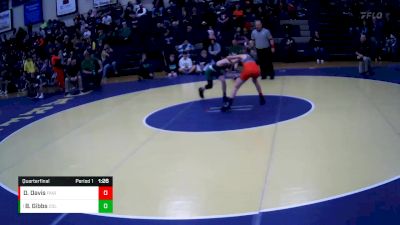 92 lbs Quarterfinal - Bodey Gibbs, Columbia vs Daniel Davis, Fairview