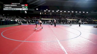 180 lbs Round Of 16 - Jessica Mendieta, Menlo College vs Tiana Roy, Springfield Technical CC