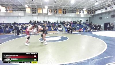 190 lbs Cons. Round 3 - Caiden Garcia, La Canada vs Angel Garibay, Esperanza