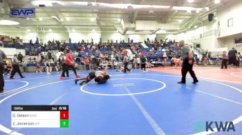 155 lbs Semifinal - Keynen Warren, Broken Bow Youth Wrestling vs Landyn Kinslow, Mojo Grappling Academy