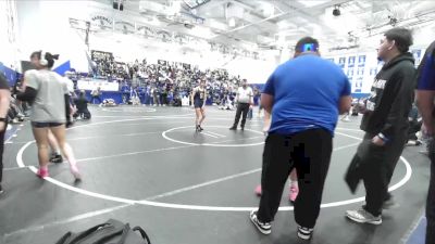 120 lbs Champ. Round 1 - Aaliyah Nunez, Sonora vs Katherine Salinas, Baldwin Park