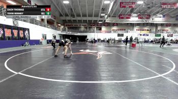 165 lbs Cons. Round 2 - Tevin Minney, Williams Baptist vs Zach Thomas, Ottawa University