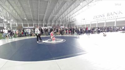 63 lbs Cons. Round 1 - Gracyn Linford, Wingz Wrestling Club vs Cutler Phister, Team Prestige Wrestling