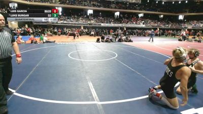 6A 157 lbs Quarterfinal - Luis Garcia, Clute Brazoswood vs Luke Burgar, Southlake Carroll
