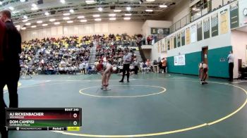 138 lbs Cons. Round 2 - Dom Campisi, CUYAHOGA FALLS vs AJ Rickenbacher, WOODRIDGE