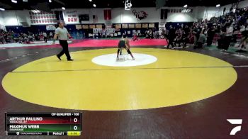 106 lbs Cons. Round 3 - Arthur Paulino, Yucca Valley vs Maximus Webb, Chaminade